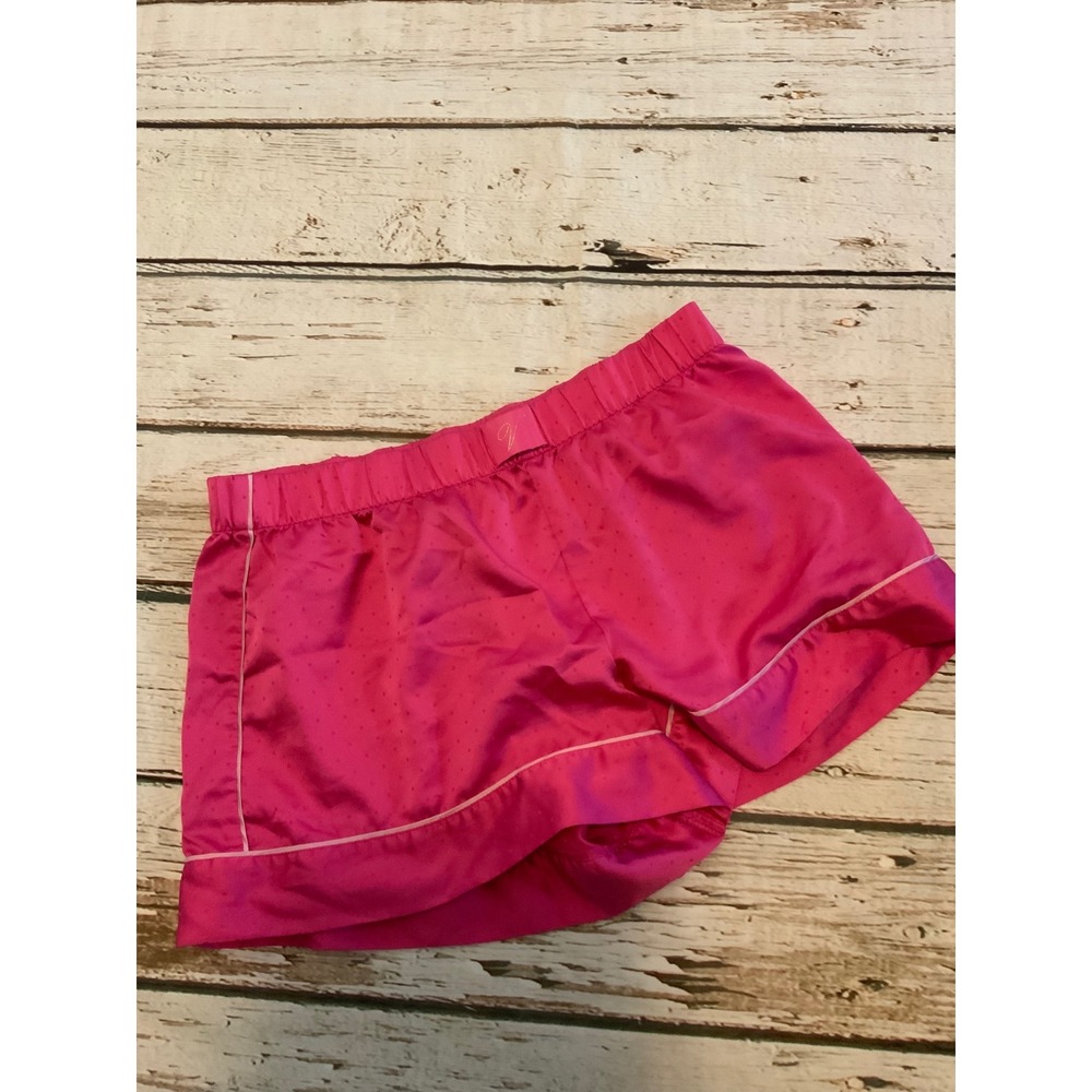 Victoria's Secret Pink Satin Pajama Shorts Sleepwear Women's Medium